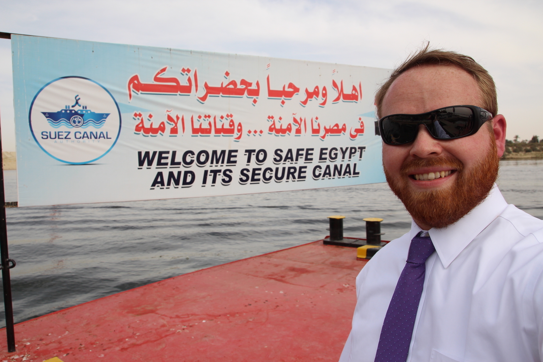 Welcome to safe Egypt and its secure Canal