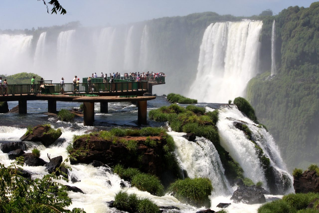 Observation Deck at the Iguazu Falls