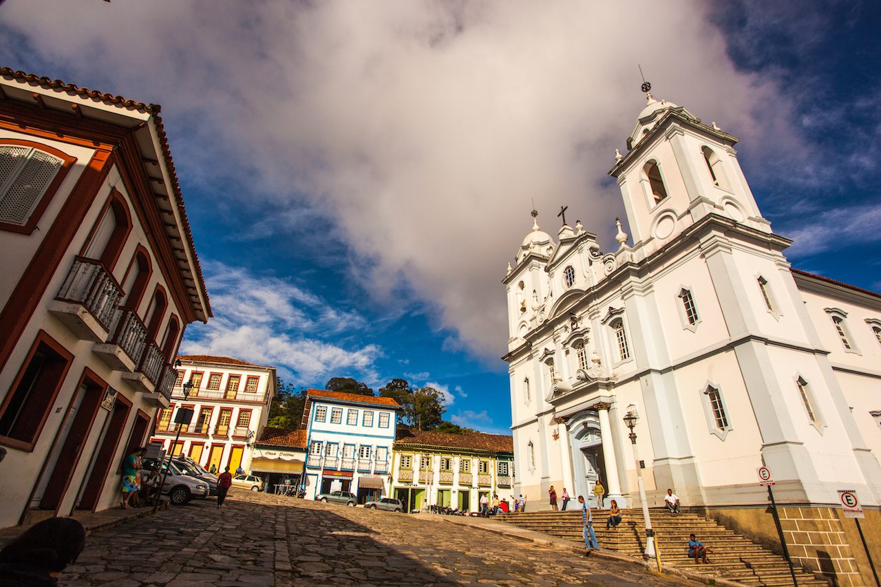 Diamantina, Minas Gerais, Brazil, St. Anthony Cathedral Side