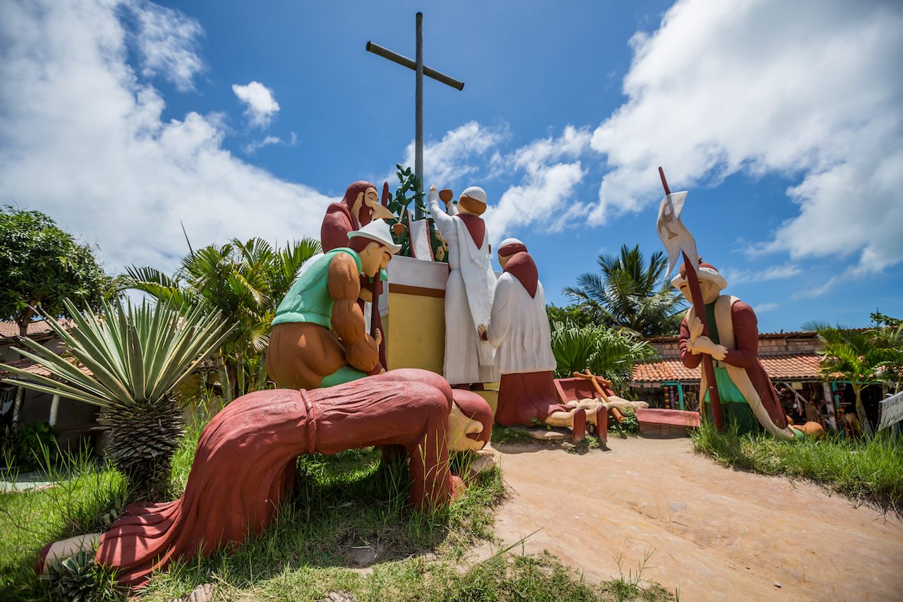 Porto Seguro, Bahia, Brazil, Religious Sculpture