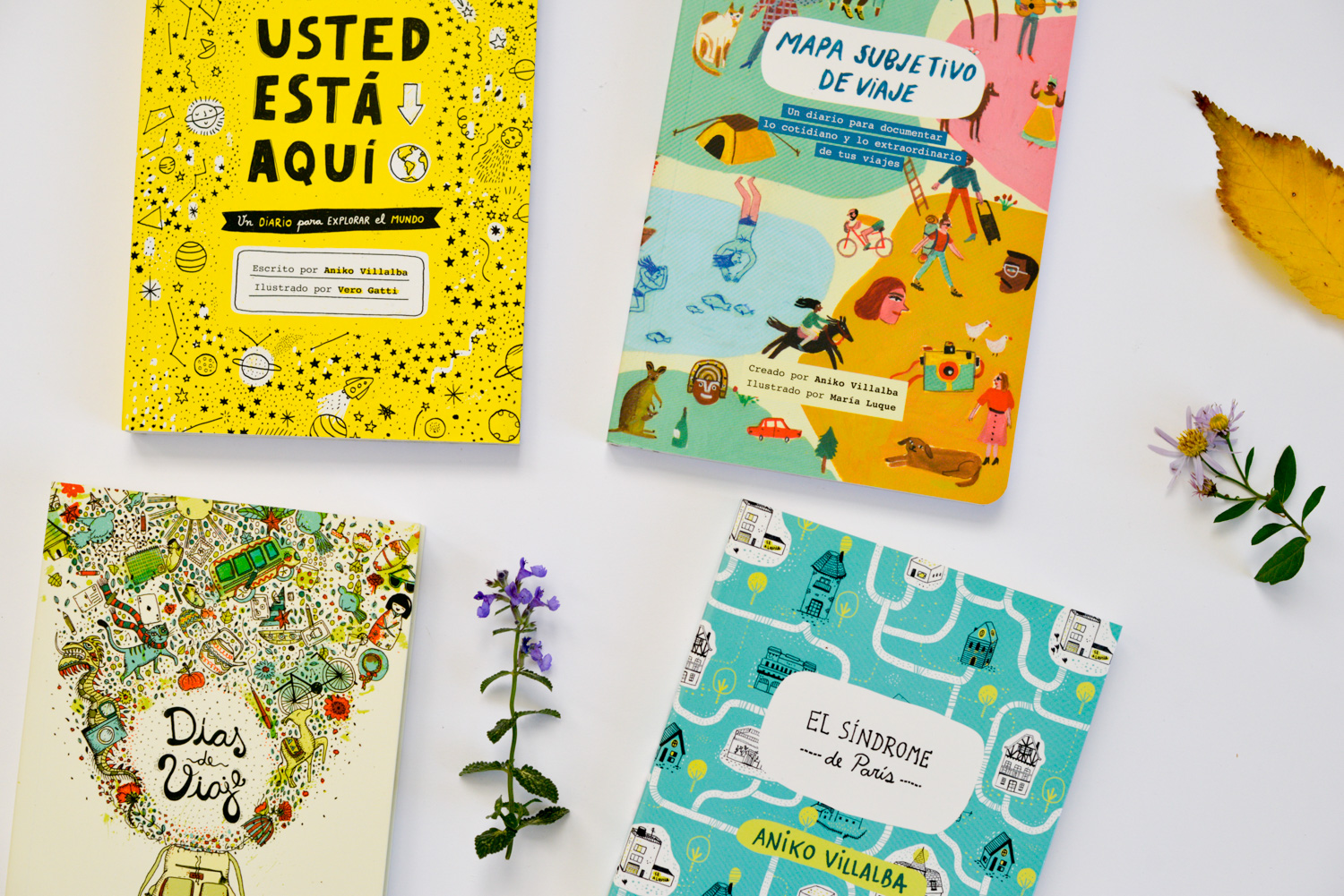 Photo of Aniko Villalba books, El Sindrom de Paris and Dias de Viaje