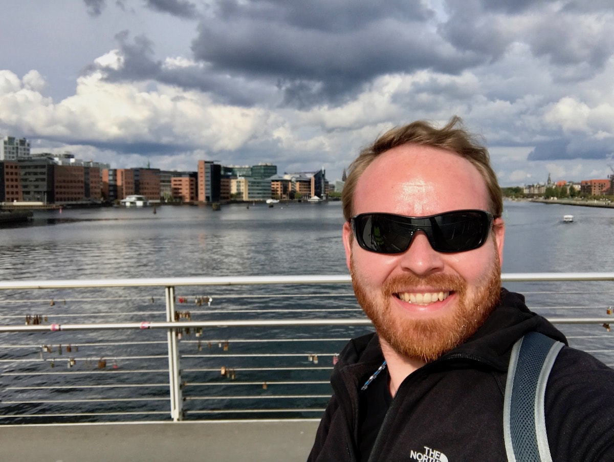 The Copenhagen skyline behind me