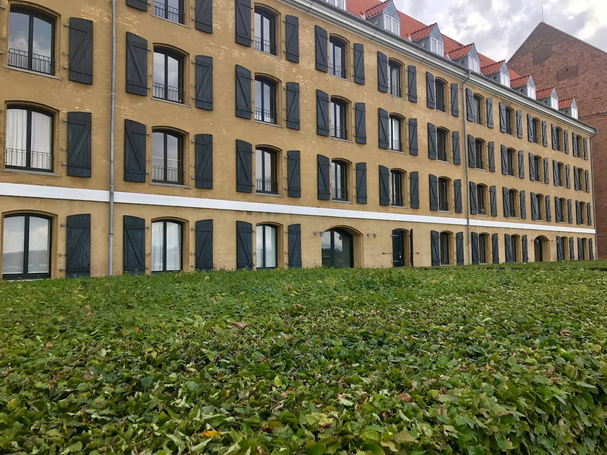 Town homes along the water in Copenhagen