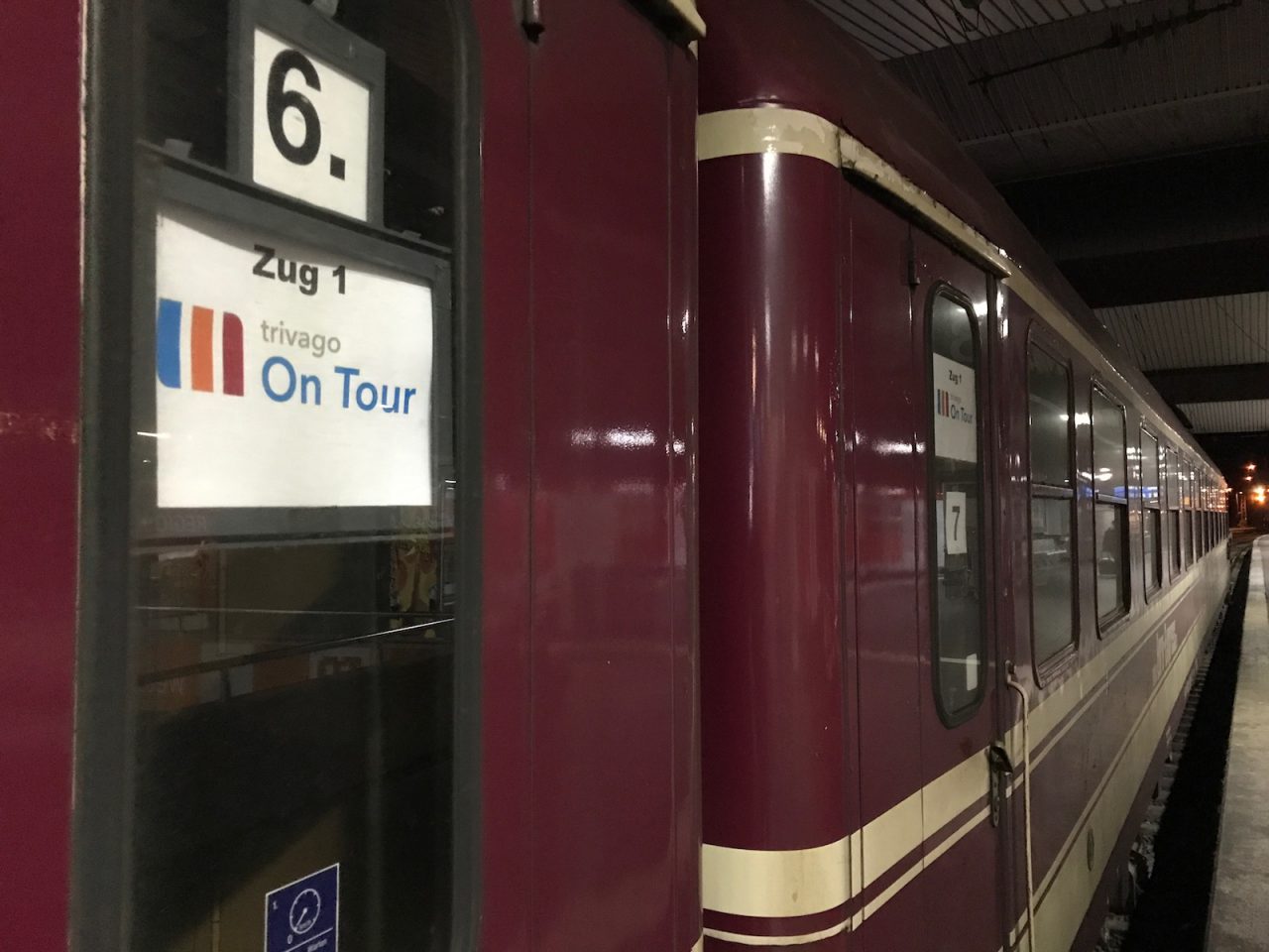 The *trivago on Tour* 2017 train