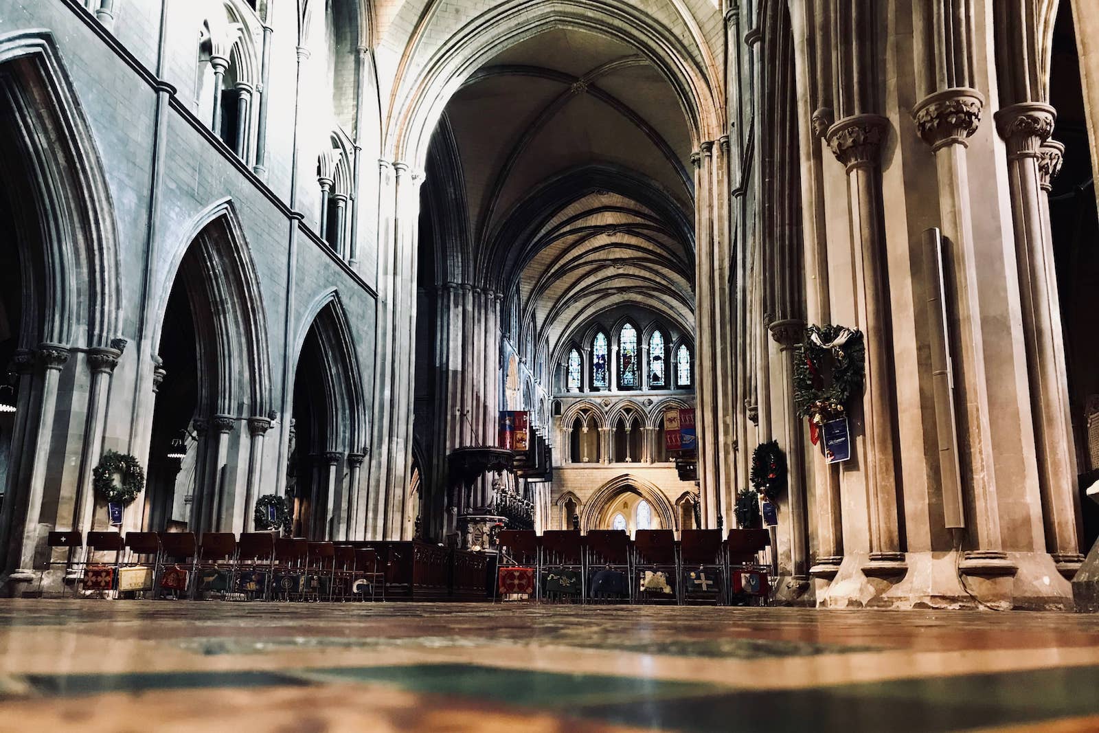 A view of the interior of St. Patrick's Cathedrial